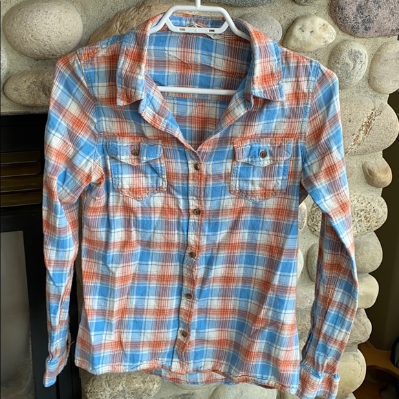 2 for $20 Vanilla Star long sleeve plaid shirt - Picture 1 of 5
